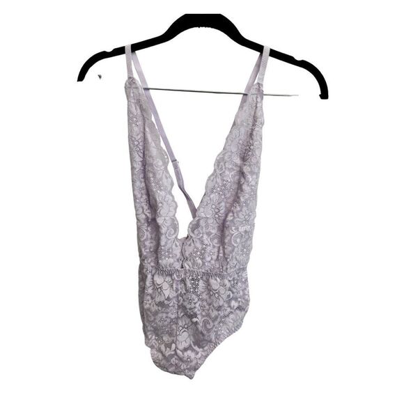 Free People HAH Comin In Haht Bodysuit Lavender - Picture 2 of 5